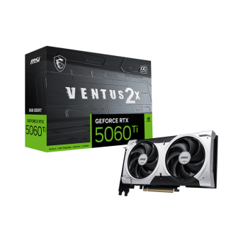 Видеокарта MSI GeForce RTX 5060 Ti 8G VENTUS 2X OC PLUS, 8Gb GDDR7 128-bit 1xHDMI 3xDP G506T-8V2CP - Metoo (1)