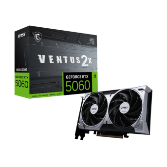 Видеокарта MSI GeForce RTX 5060 8G VENTUS 2X, 8G GDDR7 128bit 1xHDMI 3xDP G5060-8V2 - Metoo (1)
