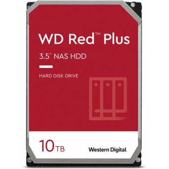 Жесткий диск для NAS систем HDD 10Tb Western Digital RED Plus SATA6Gb/<wbr>s 3.5" 512Mb 7200rpm WD100EFGX - Metoo (1)