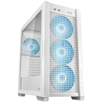 Корпус ASUS TUF GAMING GT302 TG ARGB WHITE EATX/<wbr>ATX/<wbr>mATX/<wbr>mITX 90DC00I3-B19000 - Metoo (1)