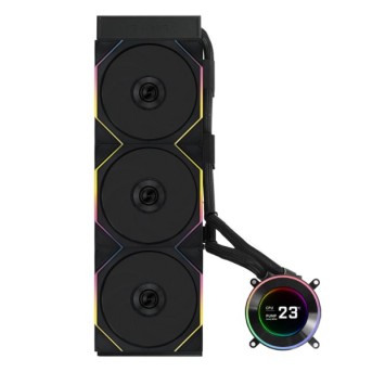 Водяное охлаждение для CPU Lian Li Hydroshift l LCD-C 360TL Black G89.GHS2LCD36TB.00 - Metoo (1)