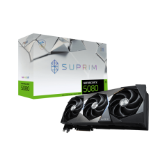 Видеокарта MSI GeForce RTX 5080 16G SUPRIM SOC, 16Gb GDDR7 256-bit 1xHDMI 3xDP G5080-16SPS