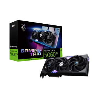 Видеокарта MSI GeForce RTX 5060 Ti 16G GAMING TRIO OC, 16Gb GDDR7 128-bit 1xHDMI 3xDP G506T-16GTC - Metoo (1)