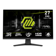 Монитор 27" MSI MAG 272F Rapid IPS 1920x1080 200Hz 0.5ms 300cd/m 1000:1 DP HDMI Type-C Черный