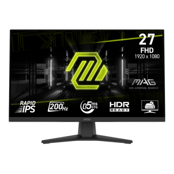 Монитор 27" MSI MAG 272F Rapid IPS 1920x1080 200Hz 0.5ms 300cd/<wbr>m 1000:1 DP HDMI Type-C Черный - Metoo (1)