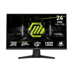 Монитор 23,8" MSI MAG 244F Rapid IPS 1920x1080 200Hz 0.5ms 300cd/<wbr>m 1000:1 HDR DP HDMI USB-C