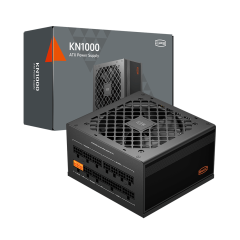 Блок питания PCCooler KN1000, 1000W, Full Modular, 80PLUS GOLD, Fan 120mm, Черный, P3-KN1000-G1F..