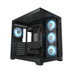 Корпус PCCooler C3T700 ARGB BK ATX/<wbr>mATX/<wbr>ITX USB-C USB3.0 USB2.0 Black