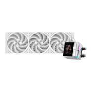 Водяное охлаждение для CPU PCCooler DS360 Display WH 115X/1200/1700/1851/AM4/AM5 Белый