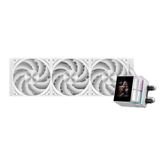 Водяное охлаждение для CPU PCCooler DS360 Display WH 115X/<wbr>1200/<wbr>1700/<wbr>1851/<wbr>AM4/<wbr>AM5 Белый
