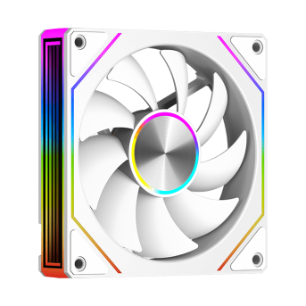 Вентилятор для корпуса PCCooler FG120 ARGB WH 1x(120x120x25mm) 800-1800 RPM 54CFM White в Metoo.kz - Metoo (1)