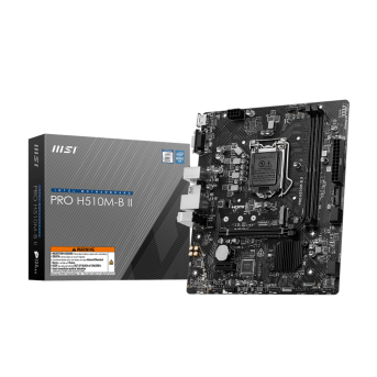 Материнская плата MSI PRO H510M-B II LGA1200 2xDDR4 4xSATA3 1xM.2 VGA HDMI mATX - Metoo (1)