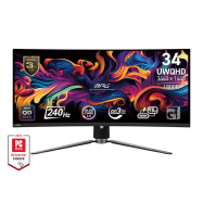 Монитор 34" MSI MPG 341CQPX QD-OLED 3440x1440 240Hz 1800R 0.03ms 1.5млн:1 2xHDMI 1xDP 4xUSB