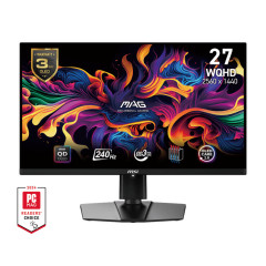 Монитор 26.5" MSI MAG 271QPX QD-OLED E2 2560x1440 240Hz 0.03ms 1.5млн:1 2xHDMI 1xDP 1xUSB-C