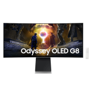 Монитор 34" SAMSUNG LS34DG852SIXCI OLED 3440x1440 175Hz 0.03мс 250кд/м2 Curved 2xDMI 1xDP 2xUSB3.0