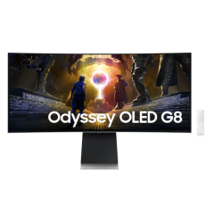 Монитор 34" SAMSUNG LS34DG852SIXCI OLED 3440x1440 175Hz 0.03мс 250кд/<wbr>м2 Curved 2xDMI 1xDP 2xUSB3.0