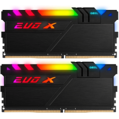 Оперативная память 16GB Kit (2x8GB) GEIL DDR4 3600MHz EVO X II Black GEXSB416GB3600C18BDC..