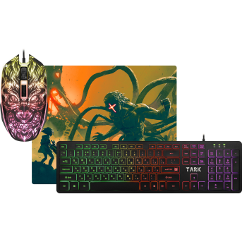 Игровой набор Defender Tark C-779,мышь+клавиатура+ковер - Metoo (1)