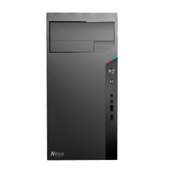 Компьютерный корпус Nexa Lite NL6505, Без БП, 2xUSB2.0, Black, mATX
