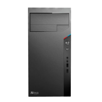 Компьютерный корпус Nexa Lite NL6505, Без БП, 2xUSB2.0, Black, mATX - Metoo (1)
