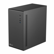 Компьютерный корпус Nexa Lite NL6519, Без БП, 1xUSB2.0, 1xUSB3.0, Black, mATX