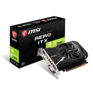 Видеокарта MSI GeForce GT1030 AERO ITX 2GD4 OC 2Gb DDR4 64bit DVI HDMI