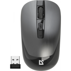 Мышь беспроводная Defender Wave MM-995 серый..