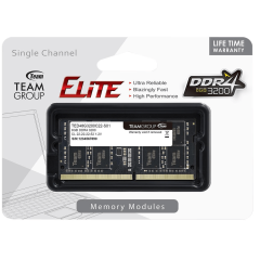 Оперативная память для ноутбука 8GB DDR4 3200Mhz Team Group ELITE SO-DIMM TED48G3200C22-S01..