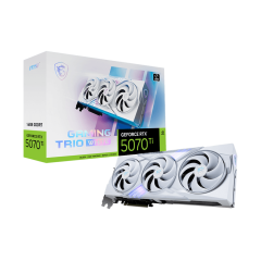 Видеокарта MSI GeForce RTX 5070 Ti 16G GAMING TRIO OC WHITE, GDDR7 256bit 1xHDMI 3xDP G507T-16GTCW