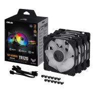 Вентилятор для корпуса ASUS TUF GAMING TR120 FAN ARGB REVERSE BLACK 3IN1 120x120x28 TR120-1R/BK/REV/