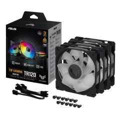 Вентилятор для корпуса ASUS TUF GAMING TR120 FAN ARGB REVERSE BLACK 3IN1 120x120x28 TR120-1R/<wbr>BK/<wbr>REV/