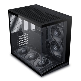 Корпус Lian Li O11 Dynamic MINI V2 FLOW ATX/mATX/ITX Back-connect:ATX USB-C G99.O11DMIV2FX.00 Черный в Metoo.kz - Metoo (1)