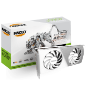 Видеокарта Inno3D GeForce RTX4060Ti 16GB TWIN X2 OC WHITE, 16G GDDR6 HDMI 3xDP N406T2-16D6X-178055W