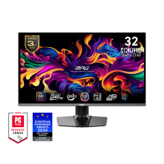 Монитор 31.5 MSI MPG 321URX QD-OLED 3840x2160 240Hz 0.03ms 250cd/m 1.5млн:1 2xHDMI 1xDP 4xUSB..