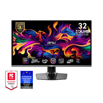 Монитор 31.5" MSI MPG 321URX QD-OLED 3840x2160 240Hz 0.03ms 250cd/<wbr>m 1.5млн:1 2xHDMI 1xDP 4xUSB - Metoo (1)