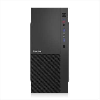 Компьютерный корпус Huntkey HK320, Без БП, 0.45mm, 1xUSB2.0, 2xUSB3.0, HD-Audio, ATX/<wbr>mATX, Black - Metoo (1)