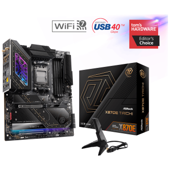 Материнская плата ASRock X870E TAICHI AM5 4xDDR5 6xSATA3 4xM.2 1xHDMI 2xType-C EATX - Metoo (1)