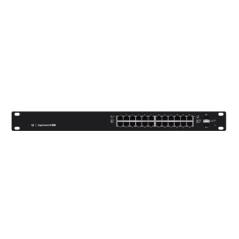 Коммутатор 24PORT 1000M 2SFP POE UBIQUITI EdgeSwitch ES-24-250W в Metoo.kz - Metoo (1)