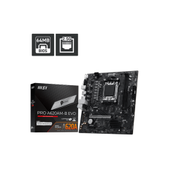 Материнская плата MSI PRO A620AM-B EVO AM5 2xDDR5 4xSATA3 RAID M.2 1xD-Sub 1xHDMI GLAN mATX..