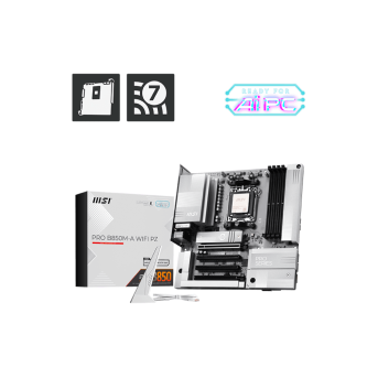 Материнская плата MSI PRO B850M-A WIFI PZ AM5 4xDDR5 4xSATA3 RAID 2xM.2 HDMI DP 2xType-C mATX в Metoo.kz - Metoo (1)