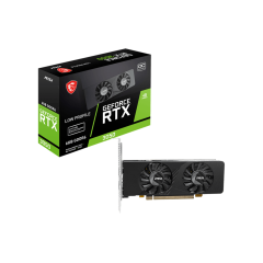 Видеокарта MSI GeForce RTX 3050 LP E 6G OC, 6G GDDR6 96-bit 2xHDMI DP..