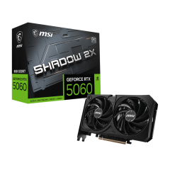 Видеокарта MSI GeForce RTX 5060 8G SHADOW 2X OC MAX, 8Gb GDDR7 128-bit 1xHDMI 3xDP G5060-8S2CM..