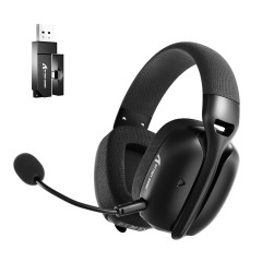 Наушники Attack Shark L80 PRO Black, 2.4/BT/USB-C, 40mm Driver, 300mAh, Latency 20ms, 203g..