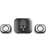 Акустическая система Meetion SP2110 Black, 5 Вт, 2.1, BT5.0+USB+jack 3.5mm, Чёрный..