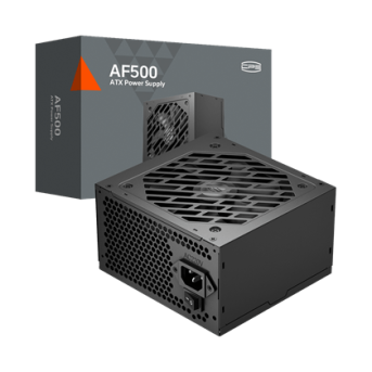 Блок питания PCCooler P1-AF500-N1H, 500W, 80+, Non Modular, ATX, FAN 120mm, Черный, P1-AF500-N1H в Metoo.kz - Metoo (1)