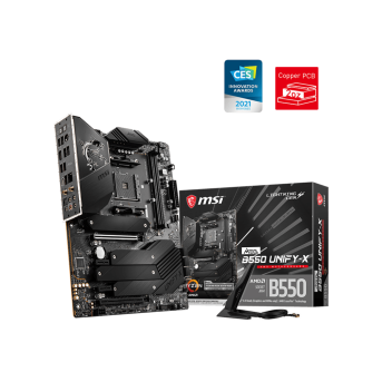 Материнская плата MSI MEG B550 UNIFY-X AM4 2xDDR4 6xSATA3 RAID 4xM.2 HDMI ATX - Metoo (1)