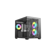 Корпус Ocypus Gamma C54 BK ARGB mATX/ITX 3xUSB Черный Gamma-C54-BKD300XX-GL..