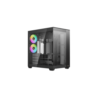 Корпус Ocypus Delta C74 BK ARGB ATX/MATX/ITX, USB3.0x2, Type C, Черный, Delta-C74-BKD200XX-GL в Metoo.kz - Metoo (1)