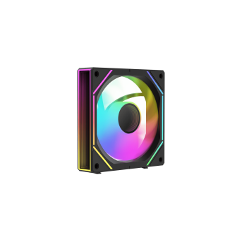 Вентилятор для корпуса Ocypus Gamma F12 UNI BK ARGB REVERSE BLADE 1x(123x120x25mm), 800-1800 RPM Чер в Metoo.kz - Metoo (1)
