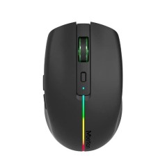 Мышь Meetion BTM002 Black, Wireless, Оптическая, 1600DPI, 5 Button, Аккумуляторная, USB, 2.4 GHz/B..